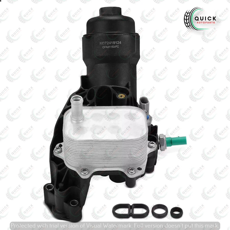 Audi A6 Q5 2008-2018 OIL FILTER HOUSING COOLER & SEALS 03N115389R