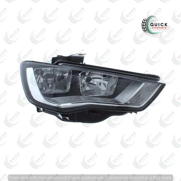 Audi A3 2012-2021 Headlight Black Inner With Motor Right Side Driver Side