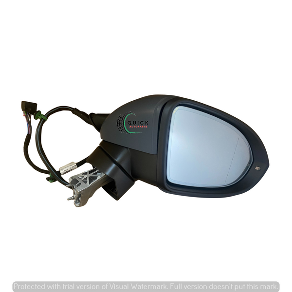 GENUINE VW PASSAT B8 15-22 DRIVER SIDE WING MIRROR POWERFOLD ELECTRIC PRIMED NEW