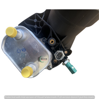 AUDI A6 S6 4G 2015-2018 COMPLETE OIL FILTER HOUSING & COOLER 03N115389J